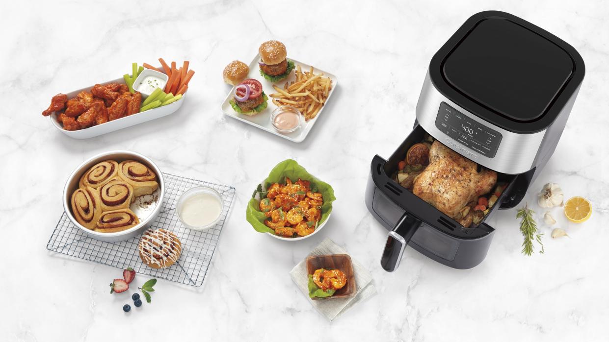  Cuisinart AIR-200 Basket Air Fryer with food 