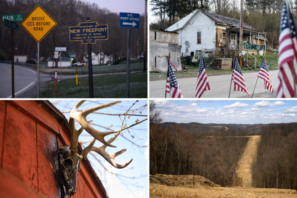 New Freeport, Pa., is a small township in the southwestern corner of the state. Many residents have been traveling across the West Virginia border to buy bottled water.
 (Justin Merriman for NBC News)