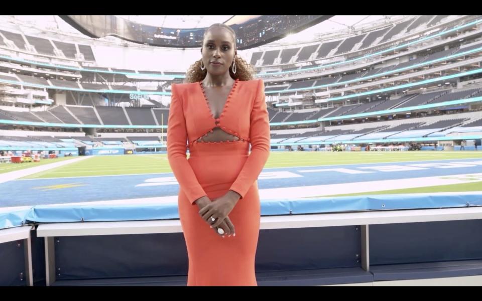 Issa Rae at the 2020 Emmy Awards