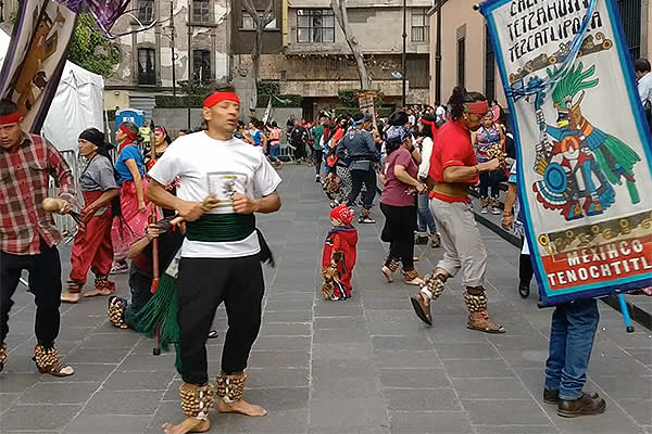 Los danzantes tienen un compromiso personal con esta actividad, e incluyen a toda la familia, incluso bebés. Foto: Maribel Barros