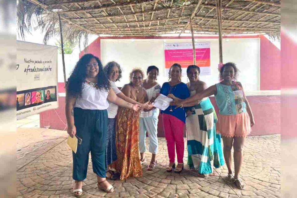 VII Encuentro de Mujeres Afromexicanas y Afrodescendientes, realizado en Tamiahua, Veracruz, en el marco del 25 de julio Día Internacional de la Mujer Afrolatina, Afrocaribeña y de la Diáspora. Afrodescendencias en México, Investigación e Incidencia A.C.
