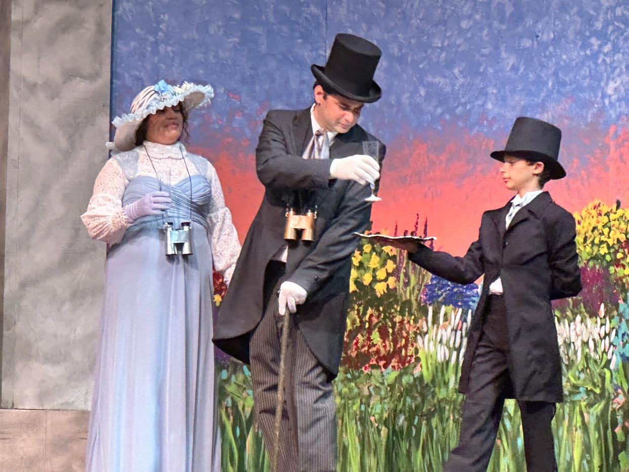 Ciara, Michael and Elijah Krysiewicz are part of the production of ShenanArts' "My Fair Lady." Michael, who is deaf, said there are some challenges to being in a play and not being able to hear, but he's worked to overcome those.