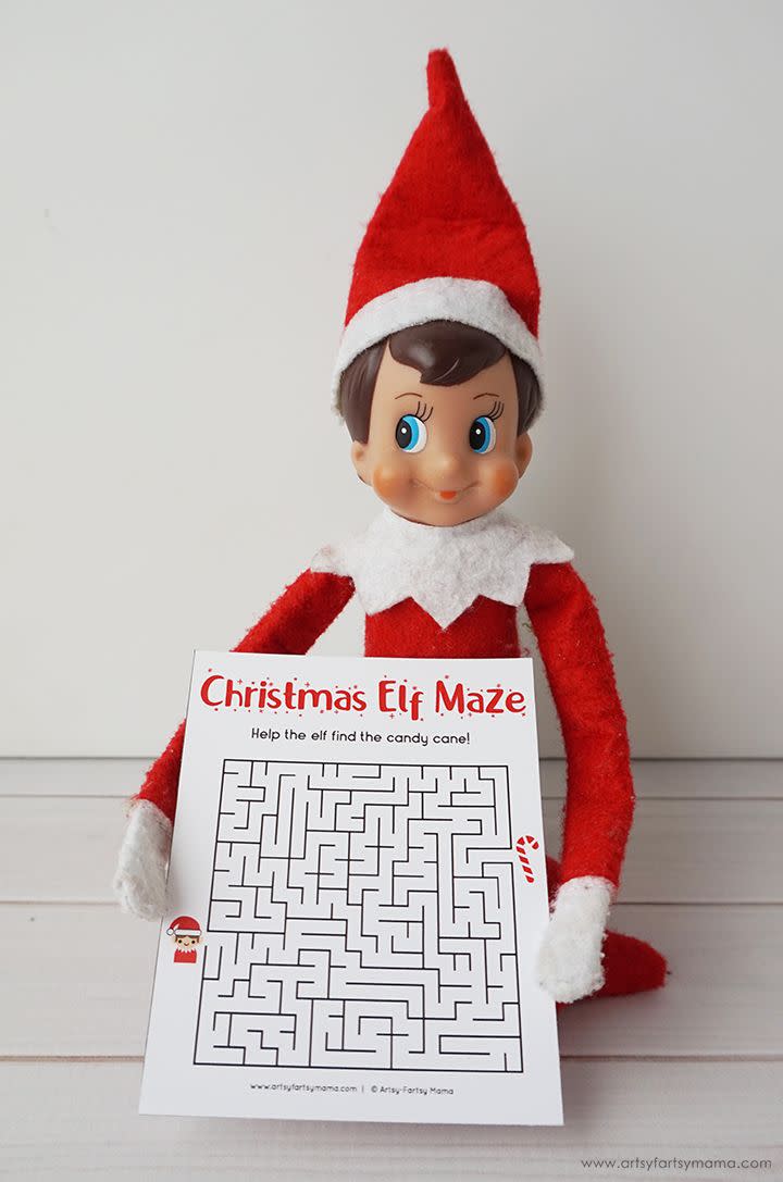 73) Christmas Elf Maze