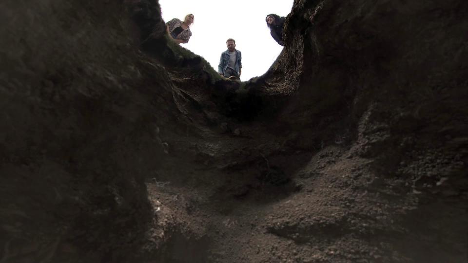 Friday, September 11: A sinkhole has opened in the back garden