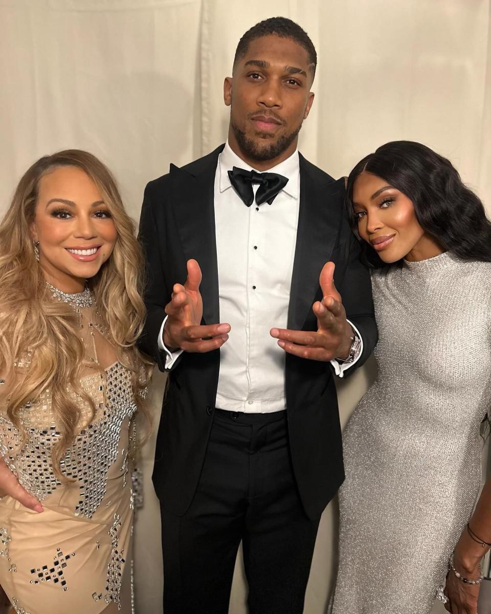 Η Mariah Carey, ο Anthony Joshua και η Naomi Campbell