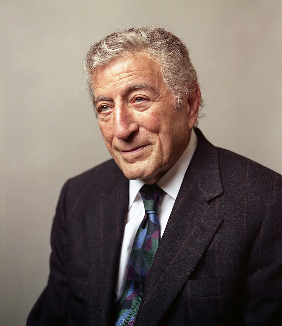 Tony Bennett during Tony Bennett Portraits Photographed Oct 6, 2004 at Fours Seasons Hotel in Toronto, Ontario, Canada.  (George Pimentel / WireImage)