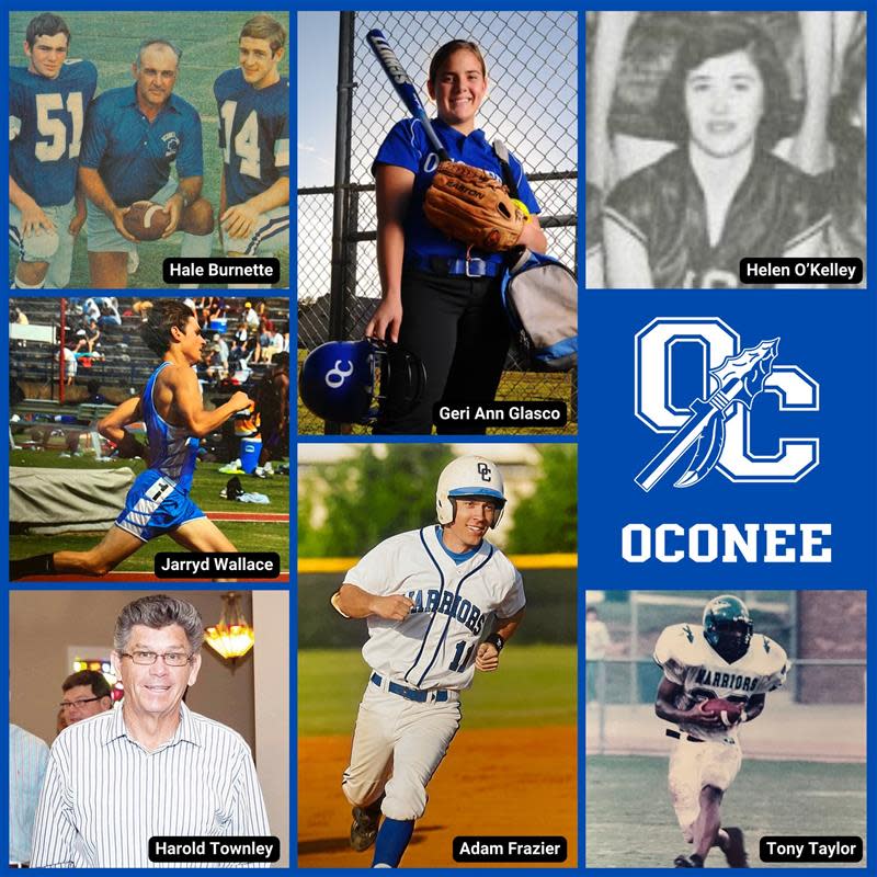 Oconee County's first Hall of Fame class.