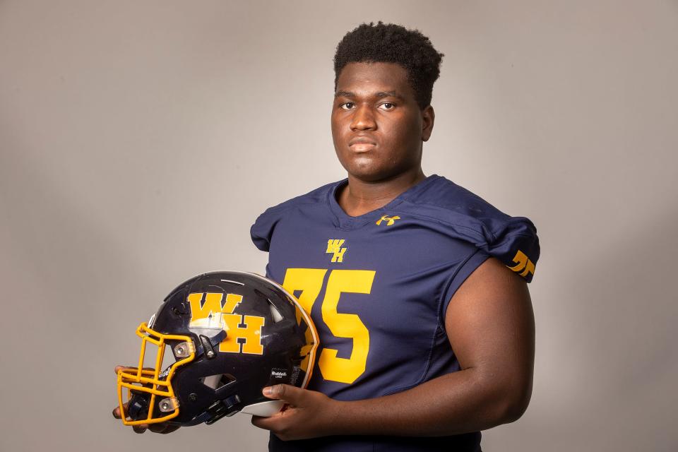 All County Football- Winter Haven High School - John Jeudy in Lakeland Fl  Thursday December 15,2022.Ernst Peters/The Ledger