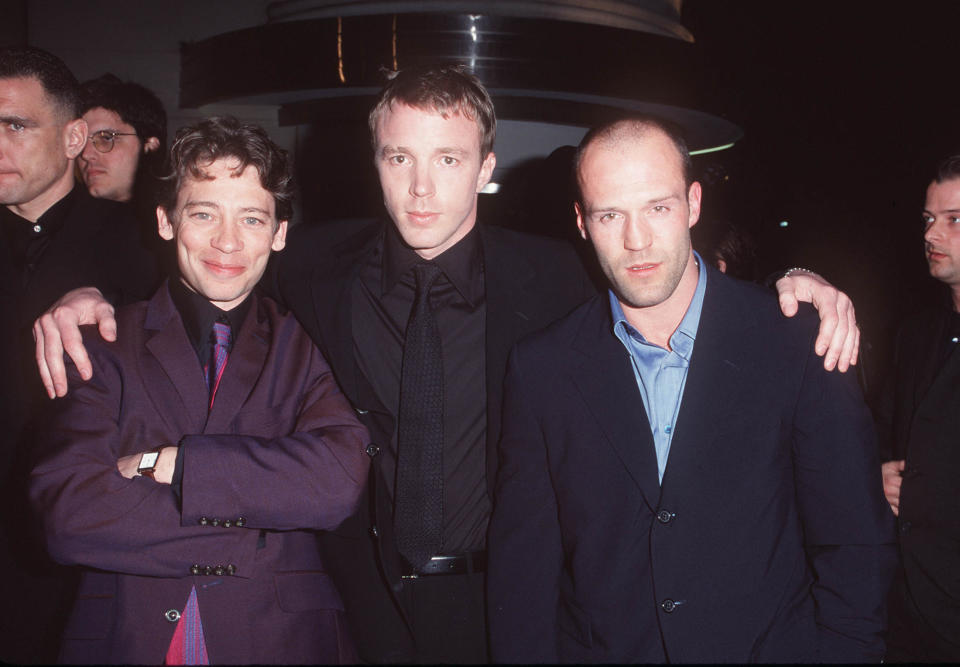 Dexter Fletcher, Guy Ritchie, & Jason Statham during Lock, Stock & Two Smoking Barrels Premiere at Sony Studios in Culver City, California, United States. (Photo by SGranitz/WireImage)