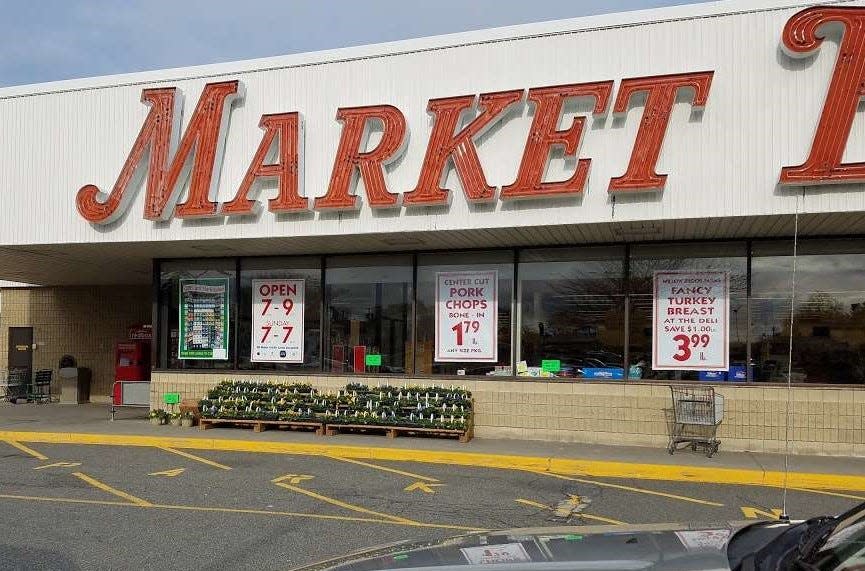 The Market Basket South shopping center was shut down for almost two hours Tuesday morning while local and state police investigated and removed a suspicious package