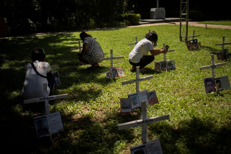 FILE PHOTO: Families of drug war victims gather for prayers ahead of All Saints Day