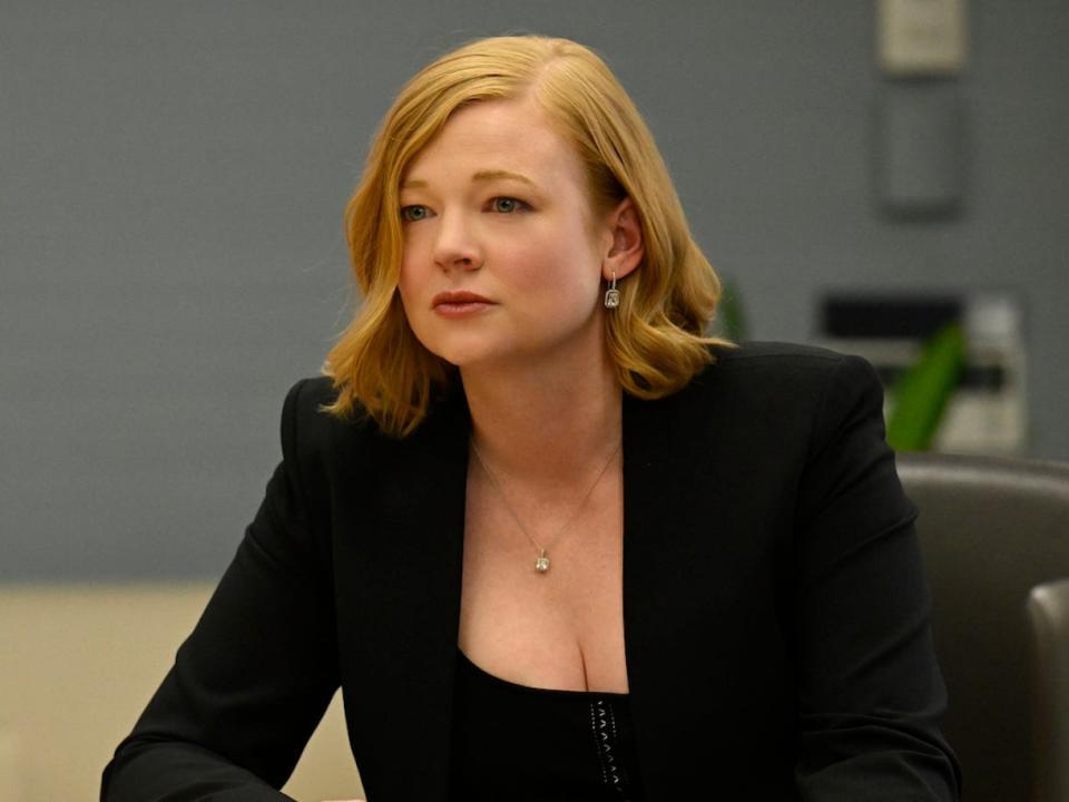 Sarah Snook as Shiv Roy on season four, episode six of "Succession."