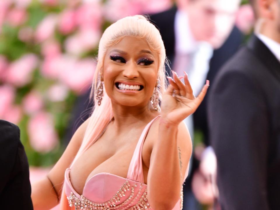 Nicki Minaj at the Met Gala in 2019.