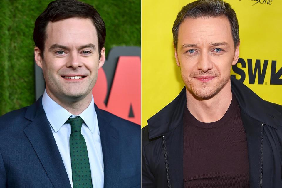 Bill Hader and James McAvoy (Credit: Getty)