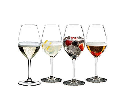 6) Riedel Mixing Champagne Glasses (Set of 4)