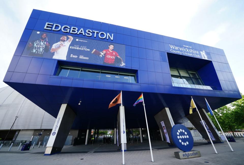 Edgbaston officials have vowed to investigate allegations of racist abuse in the crowd on Monday (Mike Egerton/PA). (PA Wire)