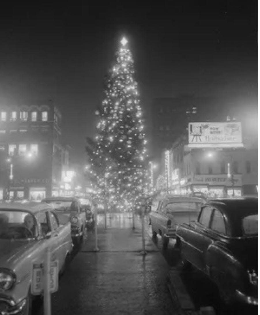 Santa's Workshop at the city square in Canton once was a popular place for children, as youngsters tried to get last-minute requests for Christmas gifts to Jolly Old St. Nick.