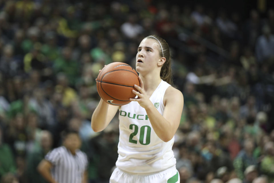 Sabrina Ionescu has more triple-doubles than anyone else in NCAA basketball. (AP Photo)