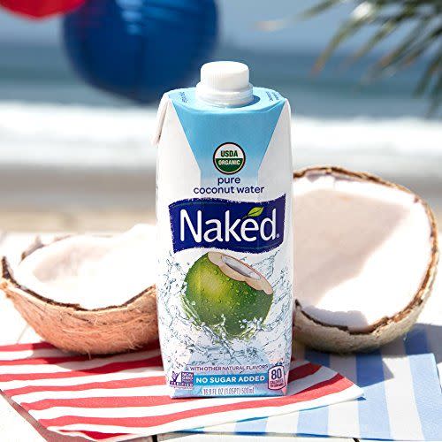 10) 100% Organic Pure Coconut Water