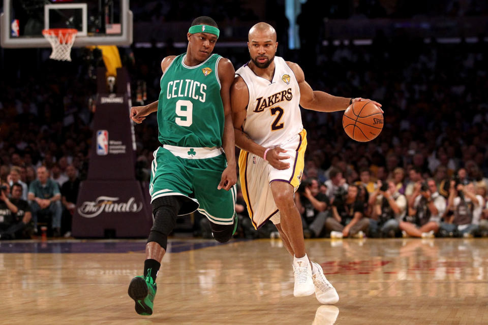 Derek Fisher vs Rajon Rondo