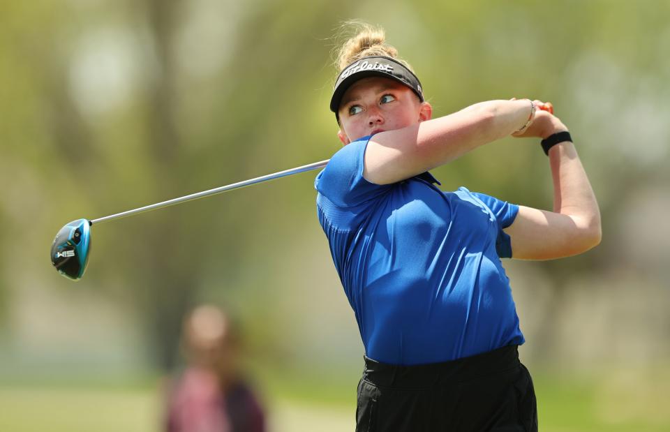 5A girls compete for the high school state championship at Remuda Golf Course in Ogden on Tuesday, May 9, 2023. | Scott G Winterton, Deseret News