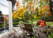 <body> <p>You may be tempted to leave your patio furniture out all year, but if you properly pack and store your set during the winter, it will last much longer. Before you put your outdoor tables and chairs away, clean off any <a rel="nofollow noopener" href=" http://www.bobvila.com/slideshow/the-dirty-dozen-12-places-you-probably-never-clean-but-definitely-should-47266?bv=yahoo" target="_blank" data-ylk="slk:dirt and debris;elm:context_link;itc:0;sec:content-canvas" class="link ">dirt and debris</a>, let them dry completely, and store them in an enclosed space like the garage. Cover the pieces with blankets to prevent damage.</p> <p><strong>Related: <a rel="nofollow noopener" href=" http://www.bobvila.com/slideshow/8-diy-pick-me-ups-for-a-plain-patio-48861?bv=yahoo" target="_blank" data-ylk="slk:8 DIY Pick-Me-Ups for a Plain Patio;elm:context_link;itc:0;sec:content-canvas" class="link ">8 DIY Pick-Me-Ups for a Plain Patio</a> </strong> </p> </body>