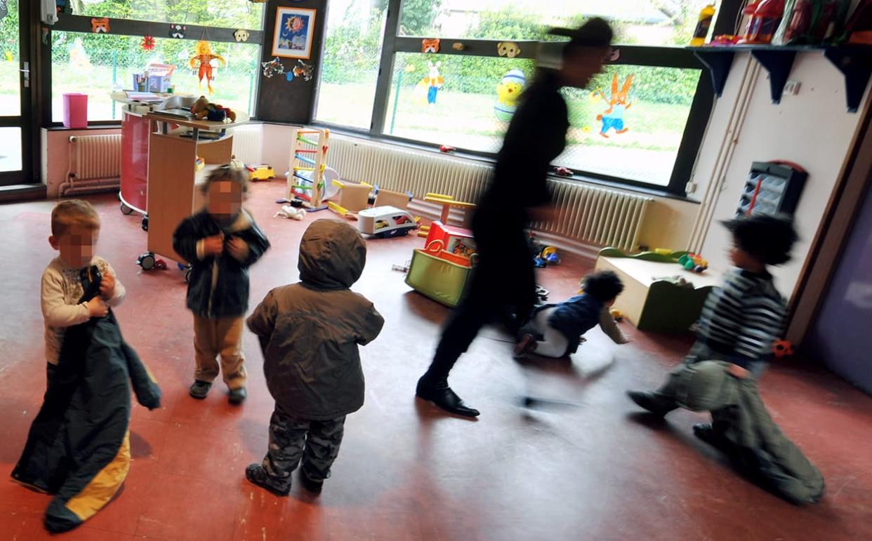 Des enfants dans une crèche (photo d'illustration) - Mychèle Daniau - AFP