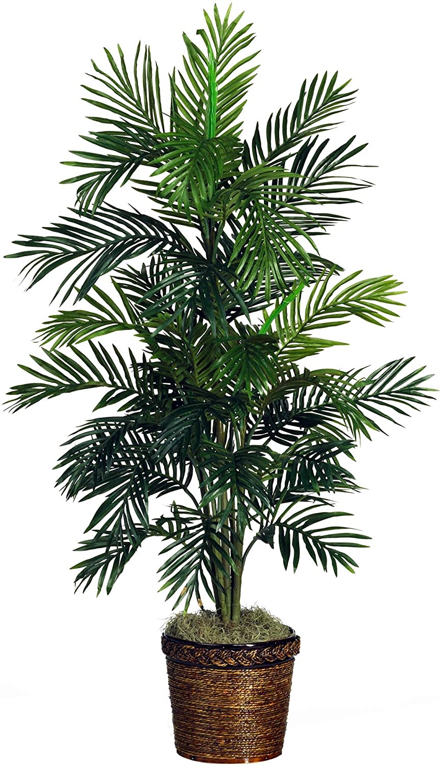Nearly Natural Areca Palm Decorative Silk Tree. (Image via Amazon)