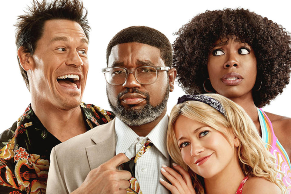 John Cena and Lil Rel Howery lead new comedy movie 'Vacation Friends'. (Disney)