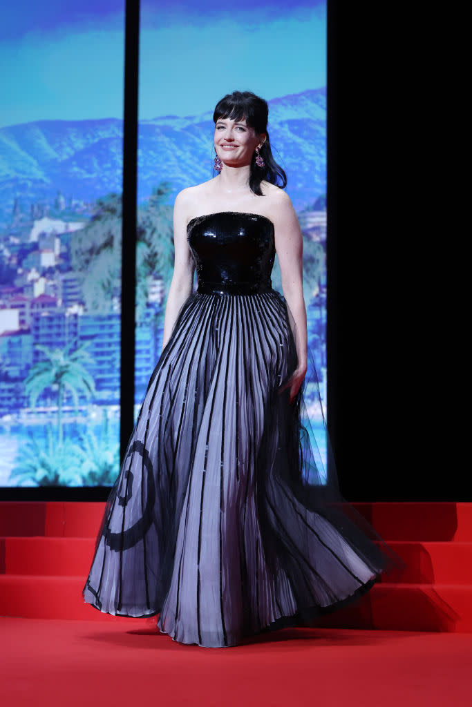 CANNES, FRANCE - MAY 14: Jury Member Eva Green arrives on stage during the opening ceremony at the 77th annual Cannes Film Festival at Palais des Festivals on May 14, 2024 in Cannes, France. (Photo by Pascal Le Segretain/Getty Images)