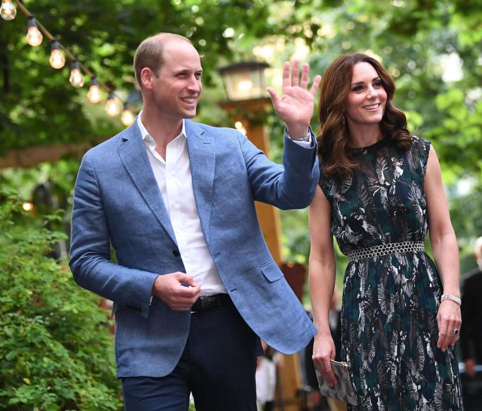 The Duke and Duchess of Cambridge arrive for a reception at Berlin’s Clärchens Ballhaus (AFP/Getty Images)