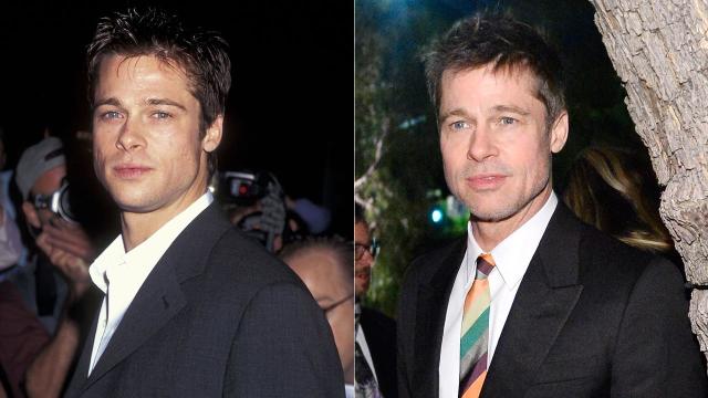 Brad Pitt Transforms Into His '90s Heartthrob Self Thanks to a Simple Shave