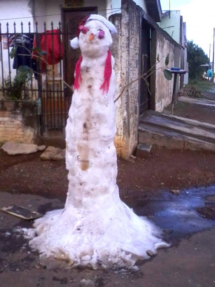 Tente não lembrar disso antes de dormir. (Reprodução/Facebook @bonecosdenevebrasileiros)