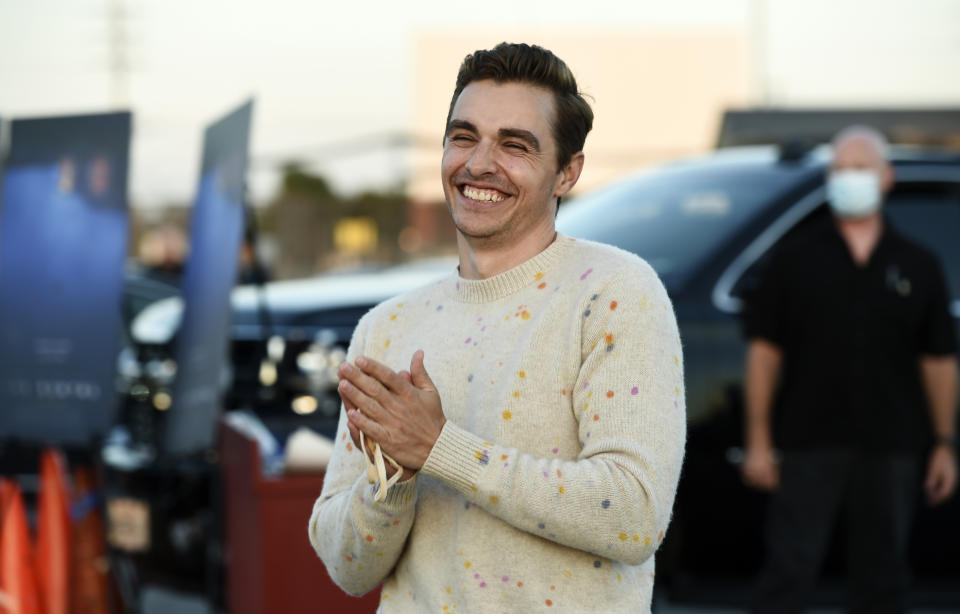 FILE - Dave Franco, director/co-writer of "The Rental," poses at an advance screening of the film at Vineland Drive-In on June 18, 2020, in City of Industry, Calif. Franco turns 37 on June 12. (AP Photo/Chris Pizzello, File)