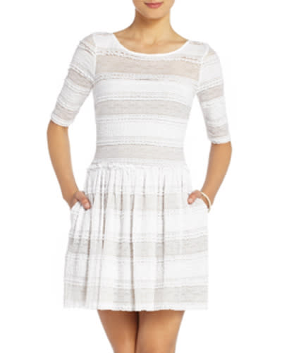 Lace Stripe Dress