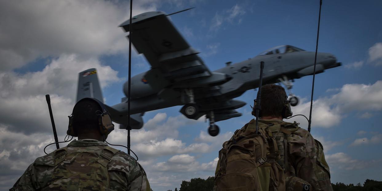 US Air Force A-10 Thunderbolt Warthog