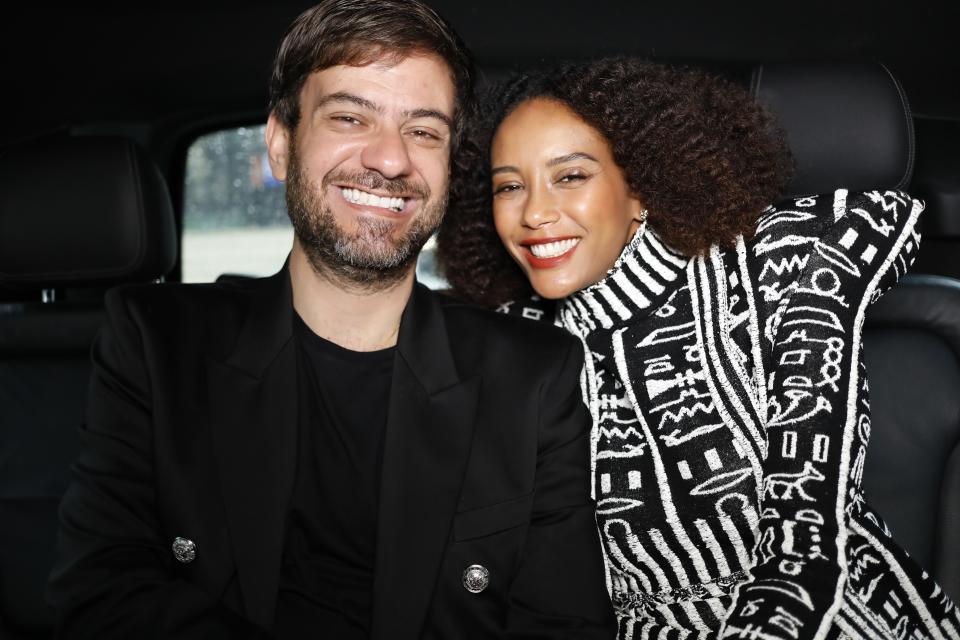 With my friend Bruno Astuto, Vogue Brazil’s international editor at large.