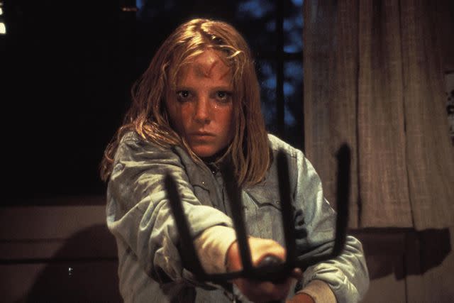 <p>Georgetown Prods/Kobal/Shutterstock </p> Actress Amy Steel in 'Friday the 13th: Part II'