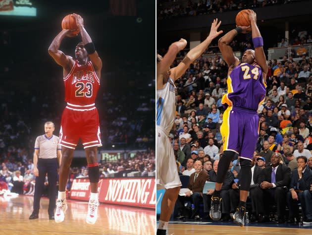 Once again, Kobe Bryant plays a lot like Michael Jordan. We have video  proof. - Yahoo Sports