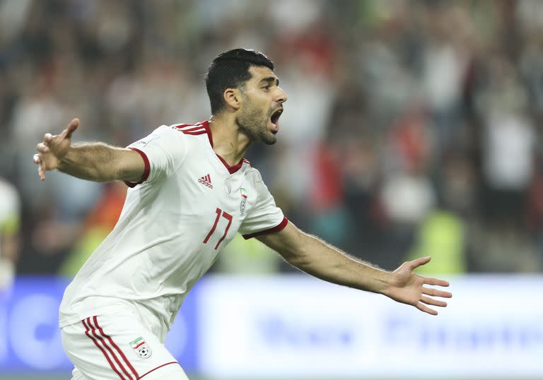 El delantero de la selección iraní, Mehdi Taremi 