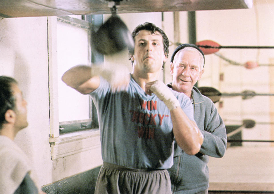 Stallone In Ring With Meredith In 'Rocky'