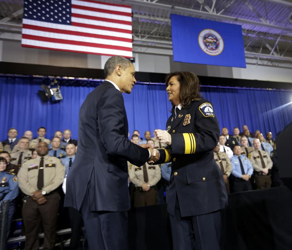 <p>No. 22: Janeé Harteau<br> Minneapolis chief of police<br> (AP) </p>