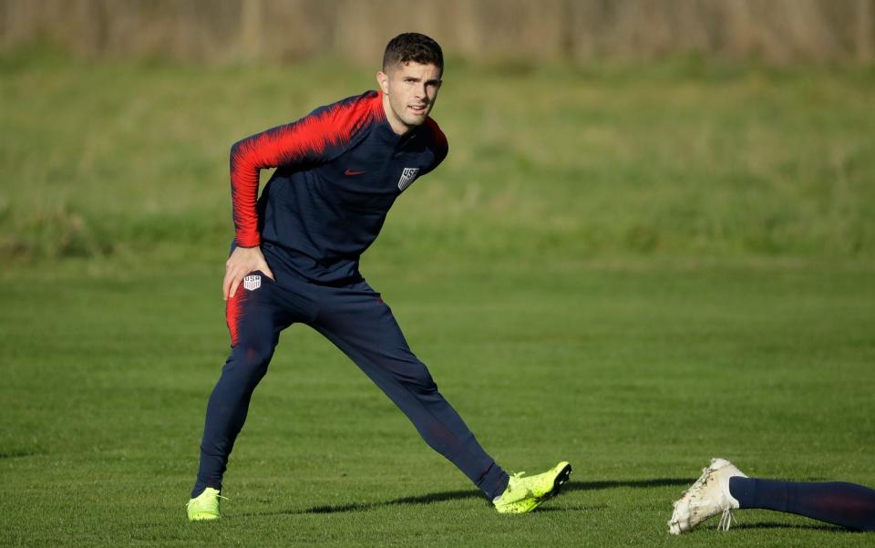 Christian Pulisic is in England with the USA for Thursday's friendly - AP