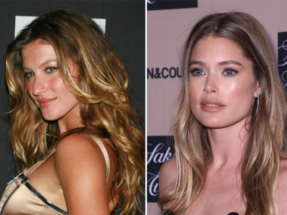 Gisele Bündchen (l.) verteidigt ihre Model-Kollegin Doutzen Kroes. (Bild: Raoul Gatchalian/starmaxinc.com/ImageCollect.com / zz/John Nacion/starmaxinc.com/ImageCollect.com)