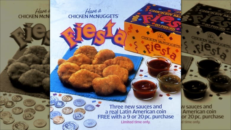 vintage Chicken McNugget Fiesta advertisement