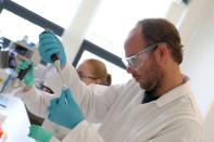 Scientists work at HydRegen, based at University of Oxford Begbroke Science Park, in Kidlington