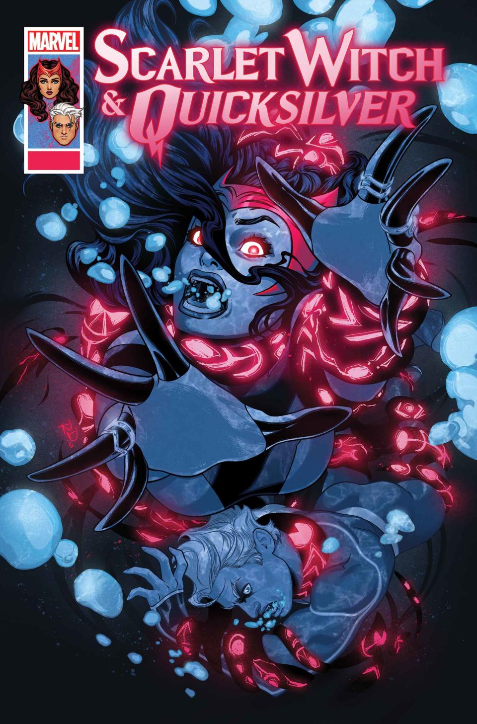 Cover art for Scarlet Witch & Quicksilver #4