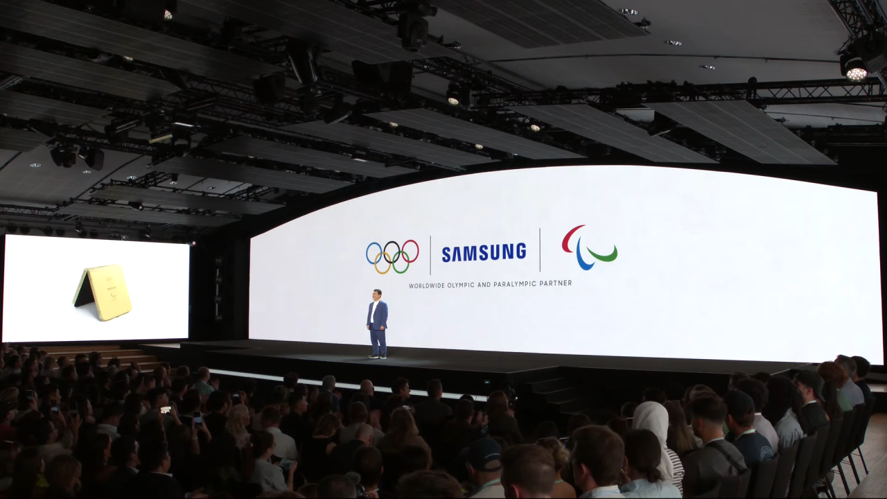 Samsung partnering with the Olympics.