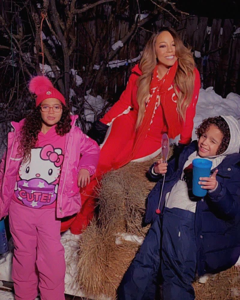 Mariah Carey and her twins | Mariah Carey/Instagram