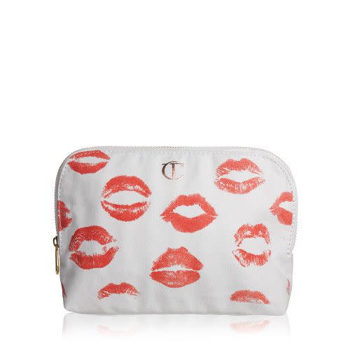 Lip Print Canvas Bag